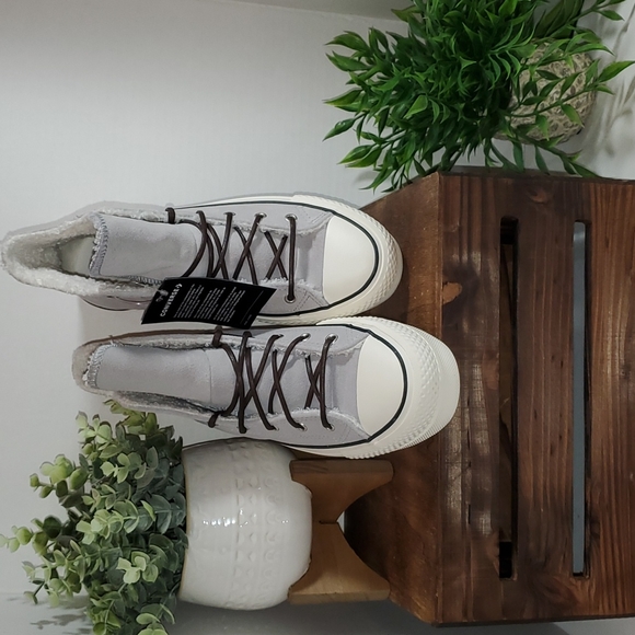 Converse CTAS LIFT HI PLATFORM Women's Sz: Various / 566565C  Suede & Sherpa - Picture 7 of 10